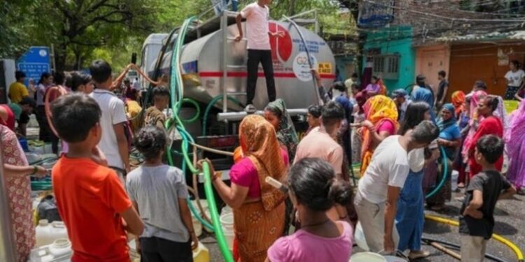 Delhi water crisis: BJP protests; Atishi calls for police protection of pipelines