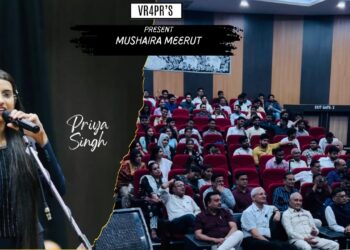 Priya Singh’s Indo – western Fusion Creates Sensation at Vr4Pr  Poetic Event