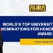 World’s Top Universities Are Inviting Nominations for Honorary Doctorate Award
