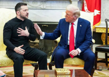 Conflict at the Oval Office between Volodymyr Zelensky and Donald Trump