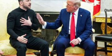Conflict at the Oval Office between Volodymyr Zelensky and Donald Trump