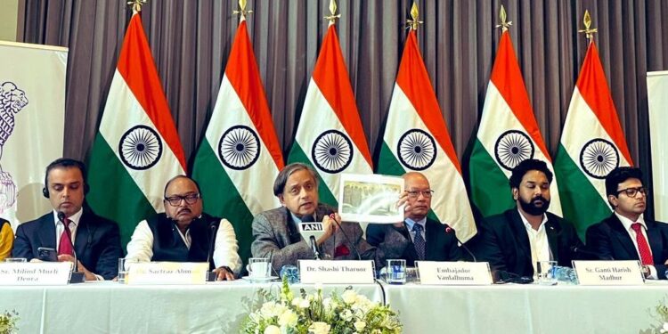 Congress, BJP argue surgical strikes; Shashi Tharoor caught in crossfire